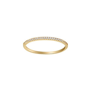 NORDAHL Gold Ring 14kt with 0.05ct Diamonds