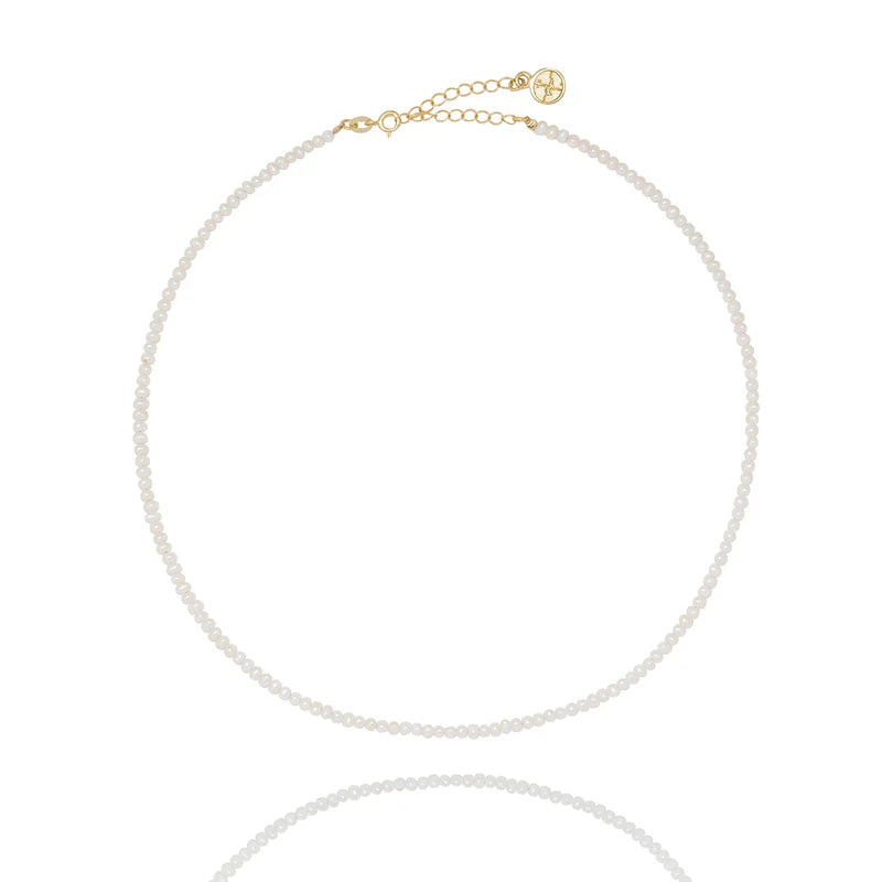 SIGN Perla gyllt silfurhálsmen