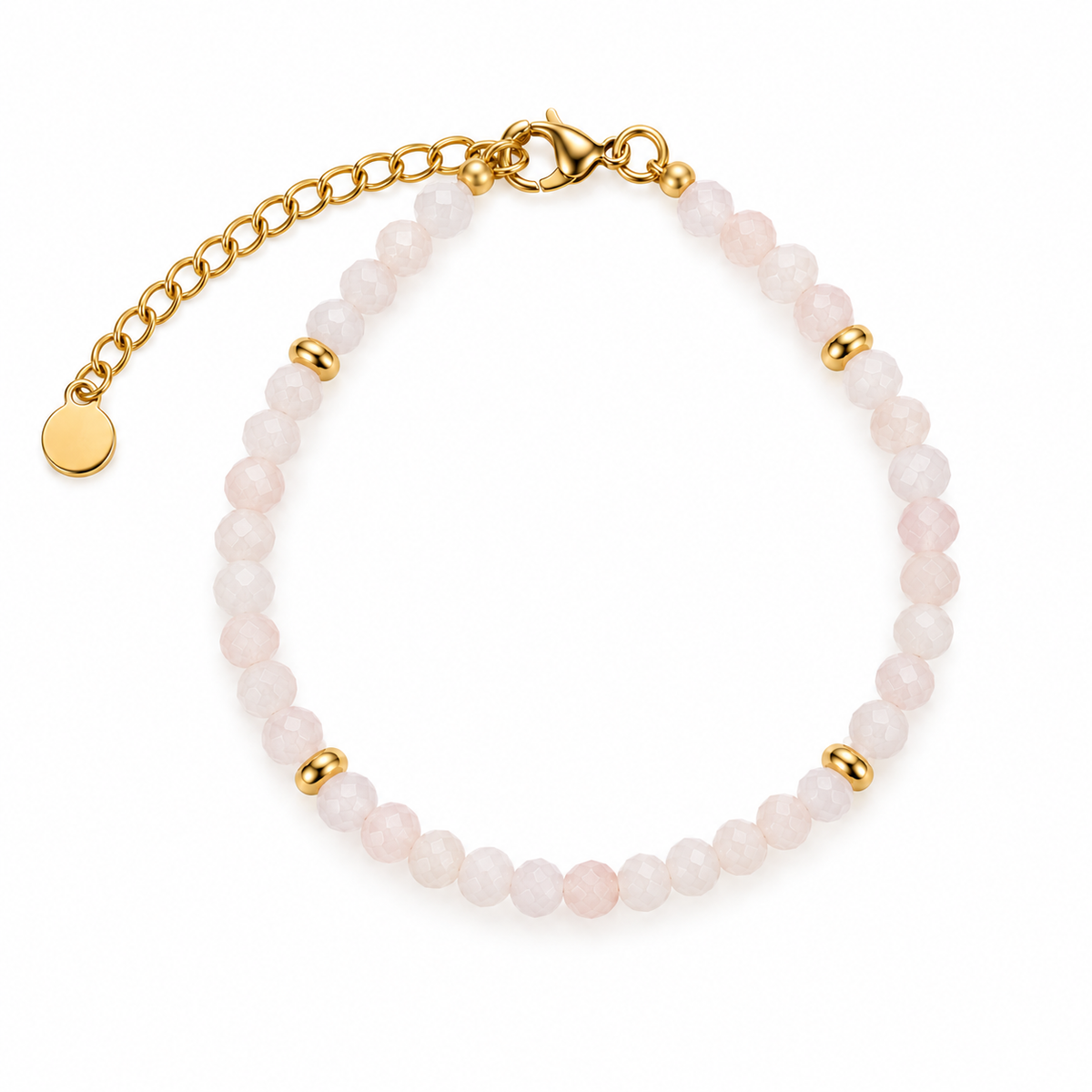 MIRA Gem gold-plated stone bracelet | Aventurine
