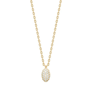 JOANLI Rebecca Small gyllt silfurhálsmen með zirkonia ●505900