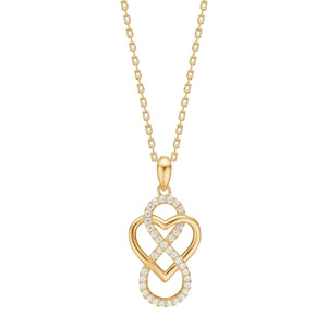 JOANLI Rivera gold-plated silver necklace with zirconia ●055900