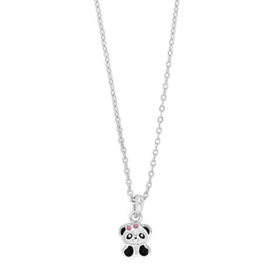 NOA Kids silfurhálsmen pandabjörn ●225 140