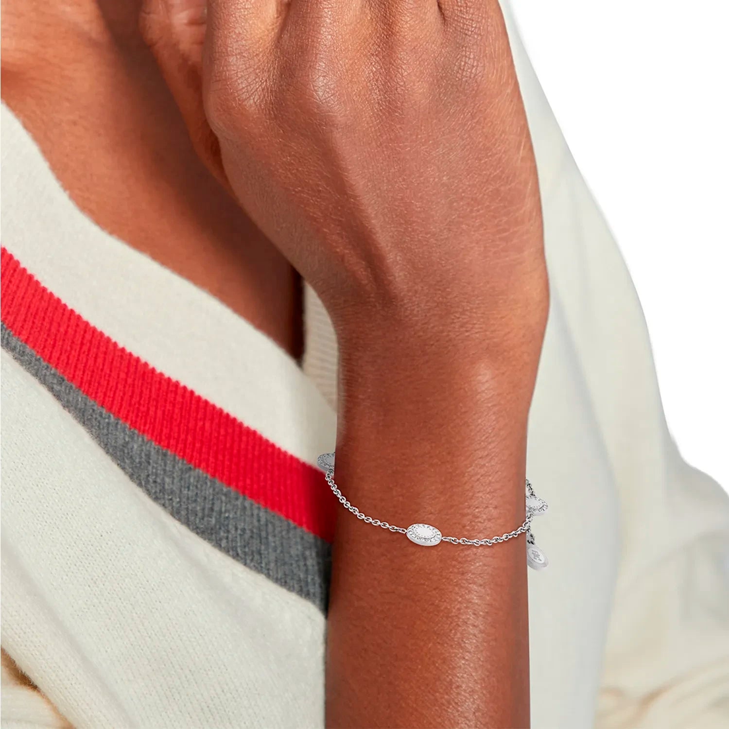 TOMMY HILFIGER Mini Crystals armband með zirkonia