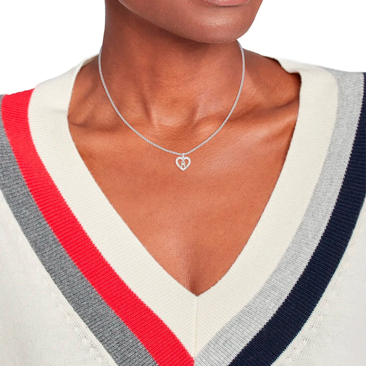 TOMMY HILFIGER Monogram hálsmen