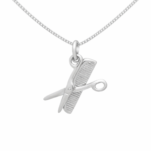 NORDAHL Silver Necklace, scissors and comb ●200900