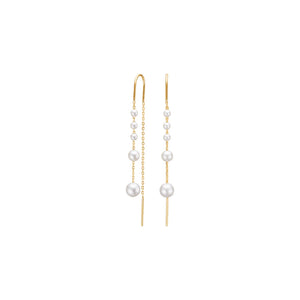 JOANLI Rachel gold-plated silver earrings with freshwater pearls ●505900