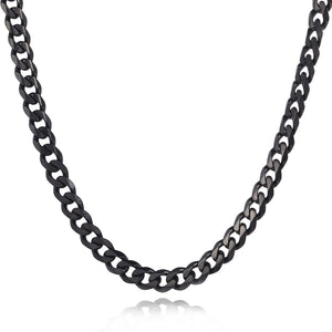 MIRA Cuban black necklace