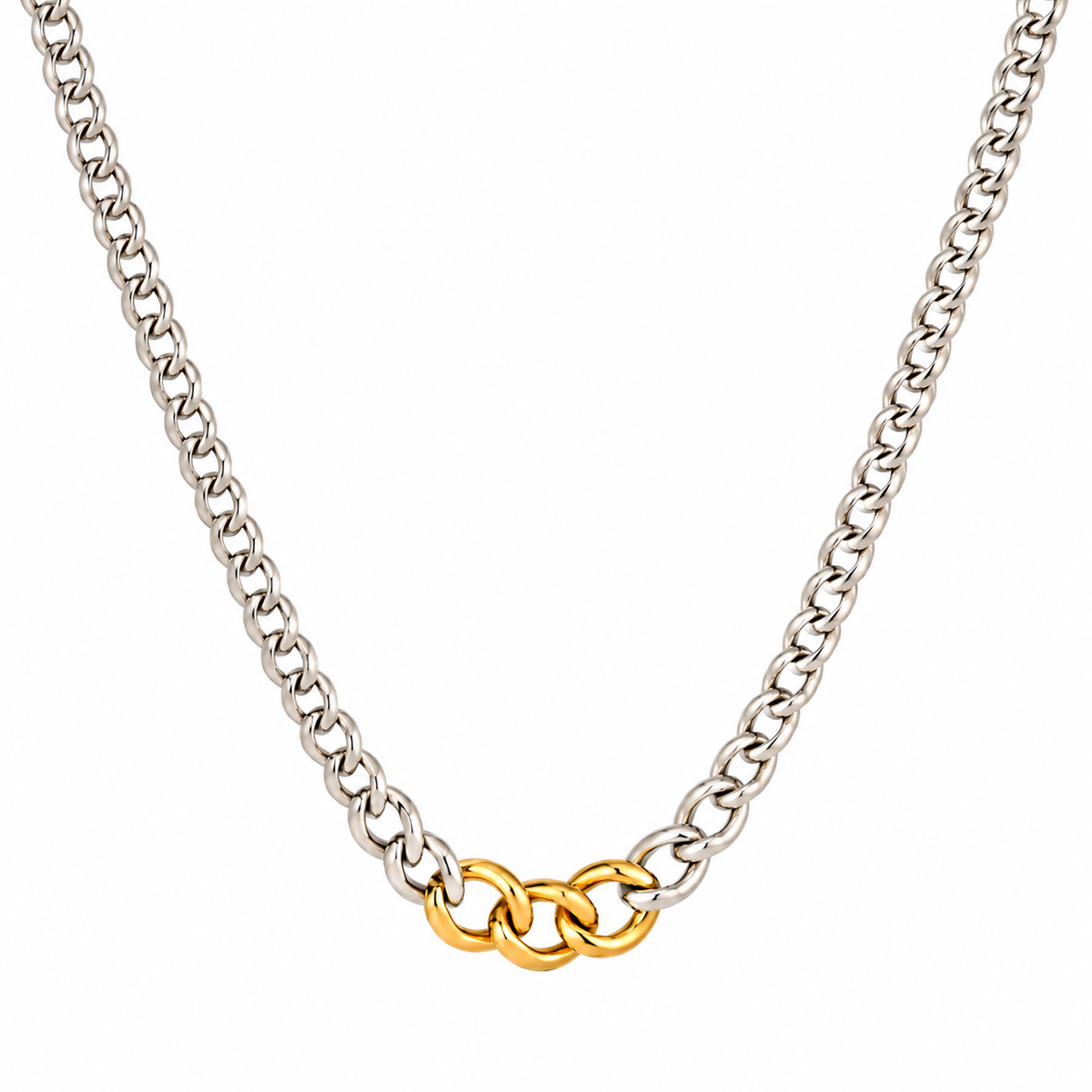 MIRA Gradient two tone necklace