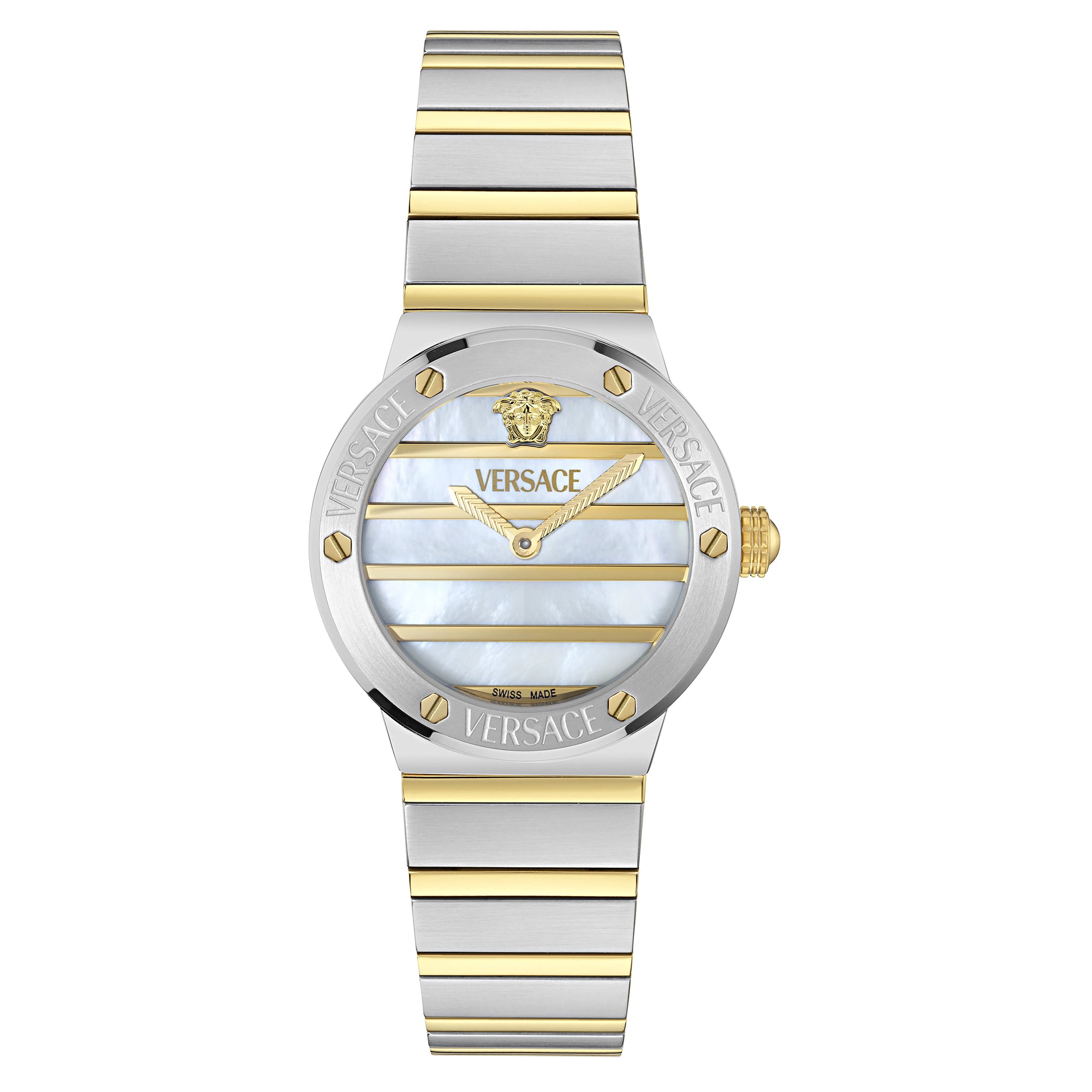 VERSACE Greca Logo Pearl 33mm