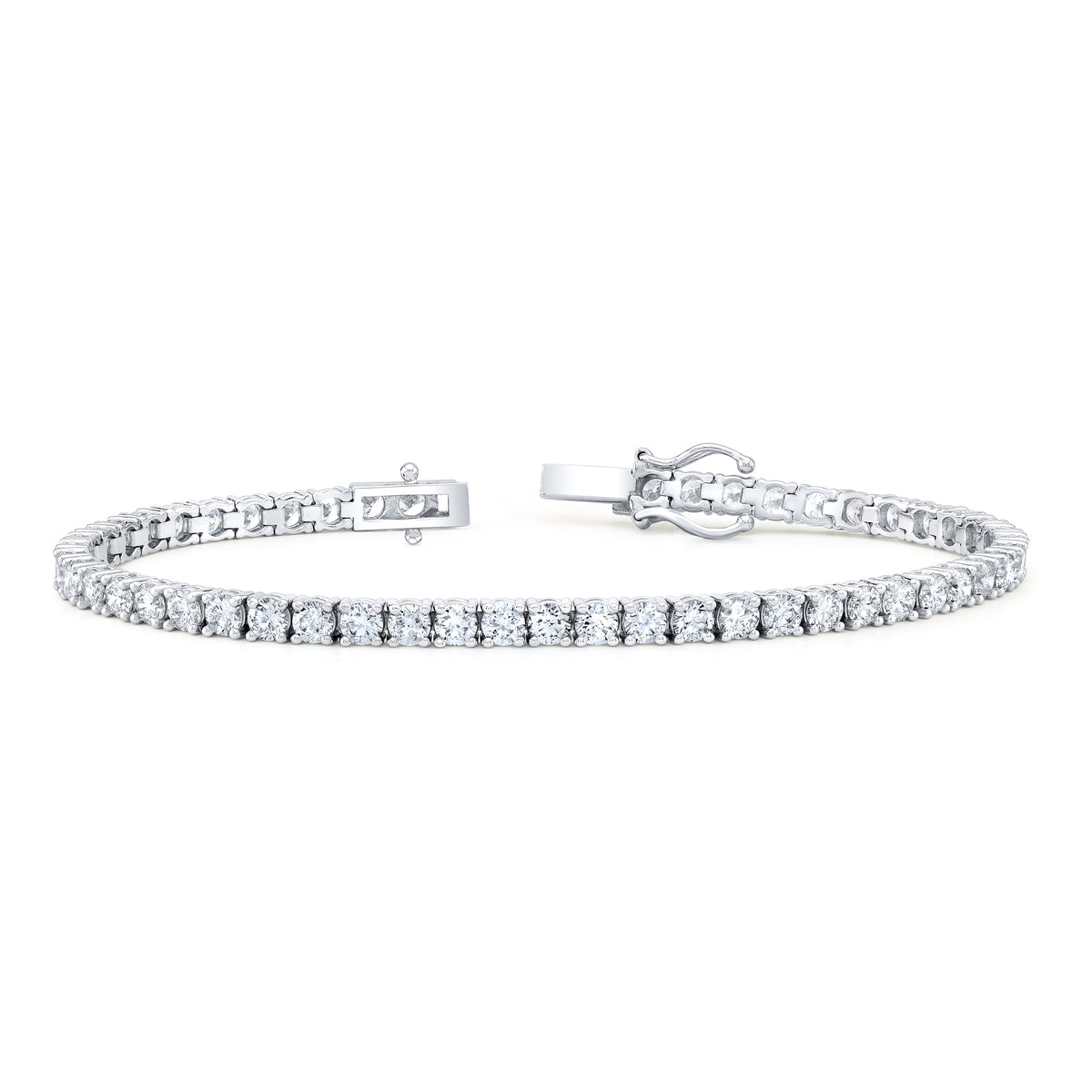 ASTORIA Silfur Tennis herraarmband með zirkonia