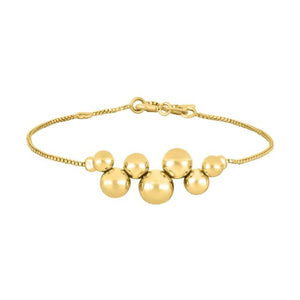 NORDAHL Honey gyllt silfurarmband ●045900