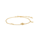 NORDAHL Ripple gyllt silfurarmband ●185900