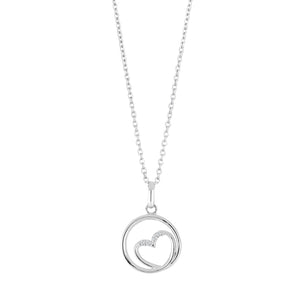 NORDAHL Heart silver necklace ●590900