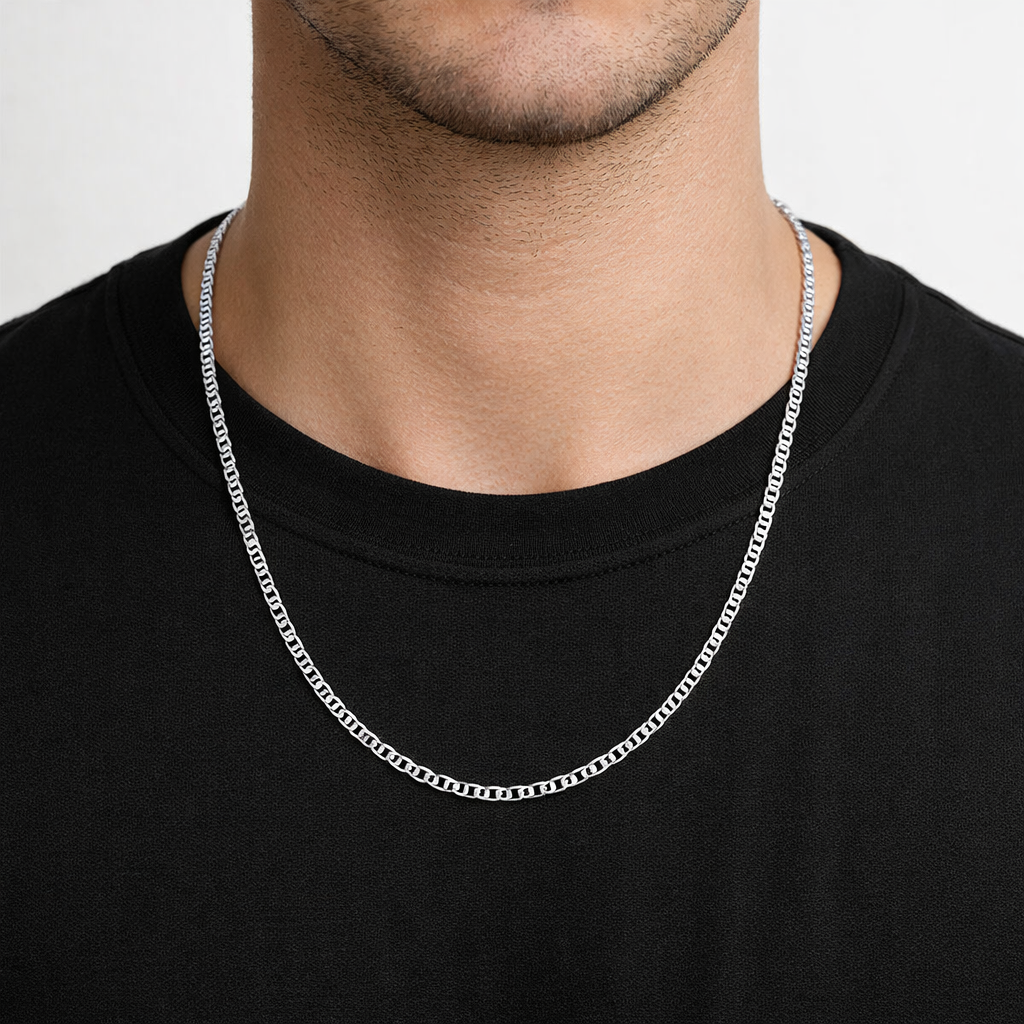 Norr & Sons Heritage silfur herrakeðja #222