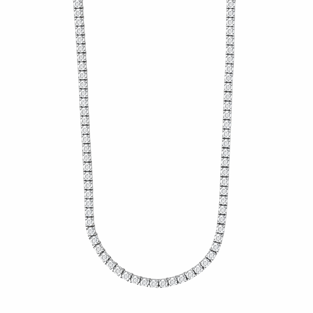 JOANLI Karen silfurhálsmen með zirkonia ●150942