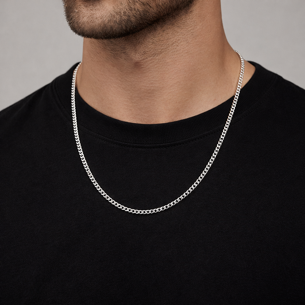 Norr & Sons Heritage silfur herrakeðja #220