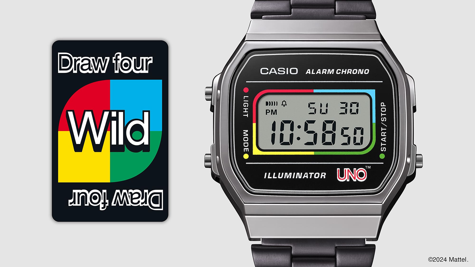 CASIO Vintage A168WEUC-1AER Uno Collaboration