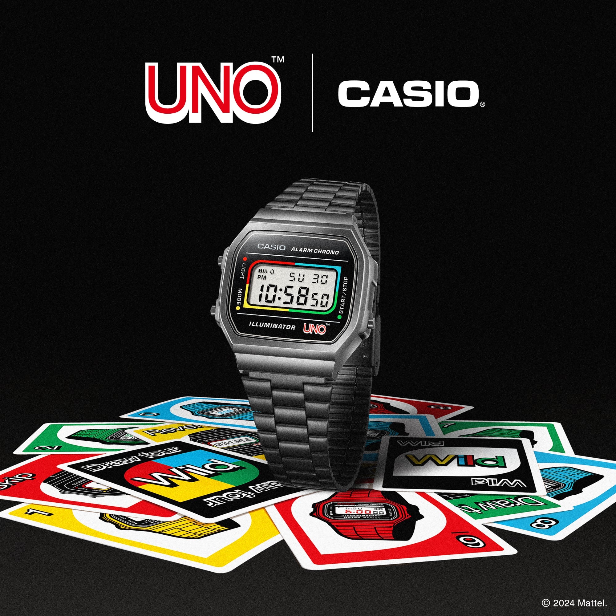 CASIO Vintage A168WEUC-1AER Uno Collaboration