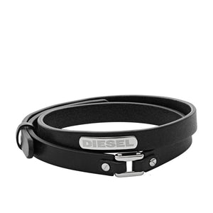 DIESEL Stacked Leðurarmband DX0971