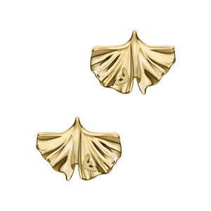 ARMANI Gingko Leaf gylltir eyrnalokkar EGS3264