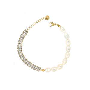 OCEANIA Kaia gyllt armband með zirkonia