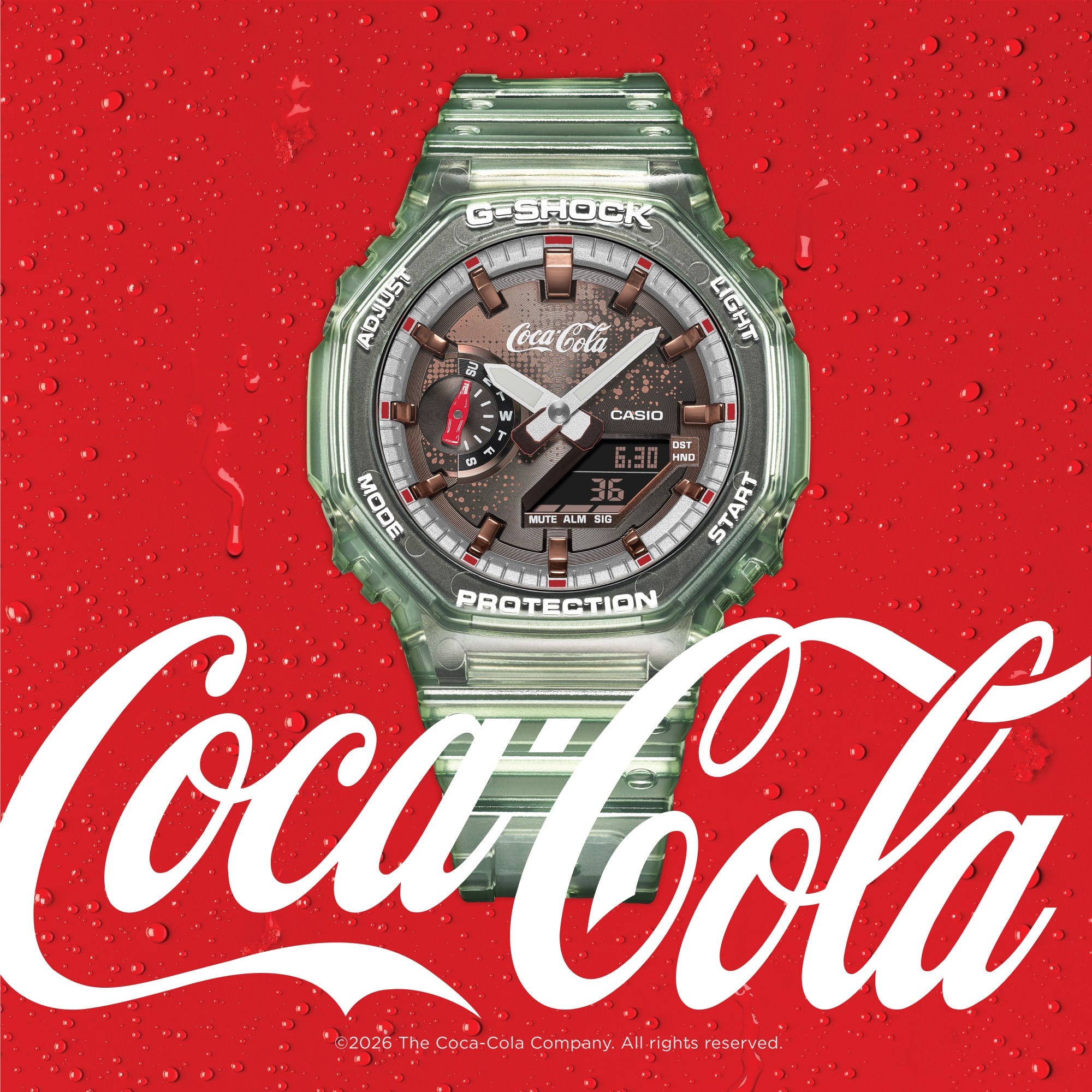 CASIO G-Shock GA-2100CC-3AER Coca-Cola® Collabo