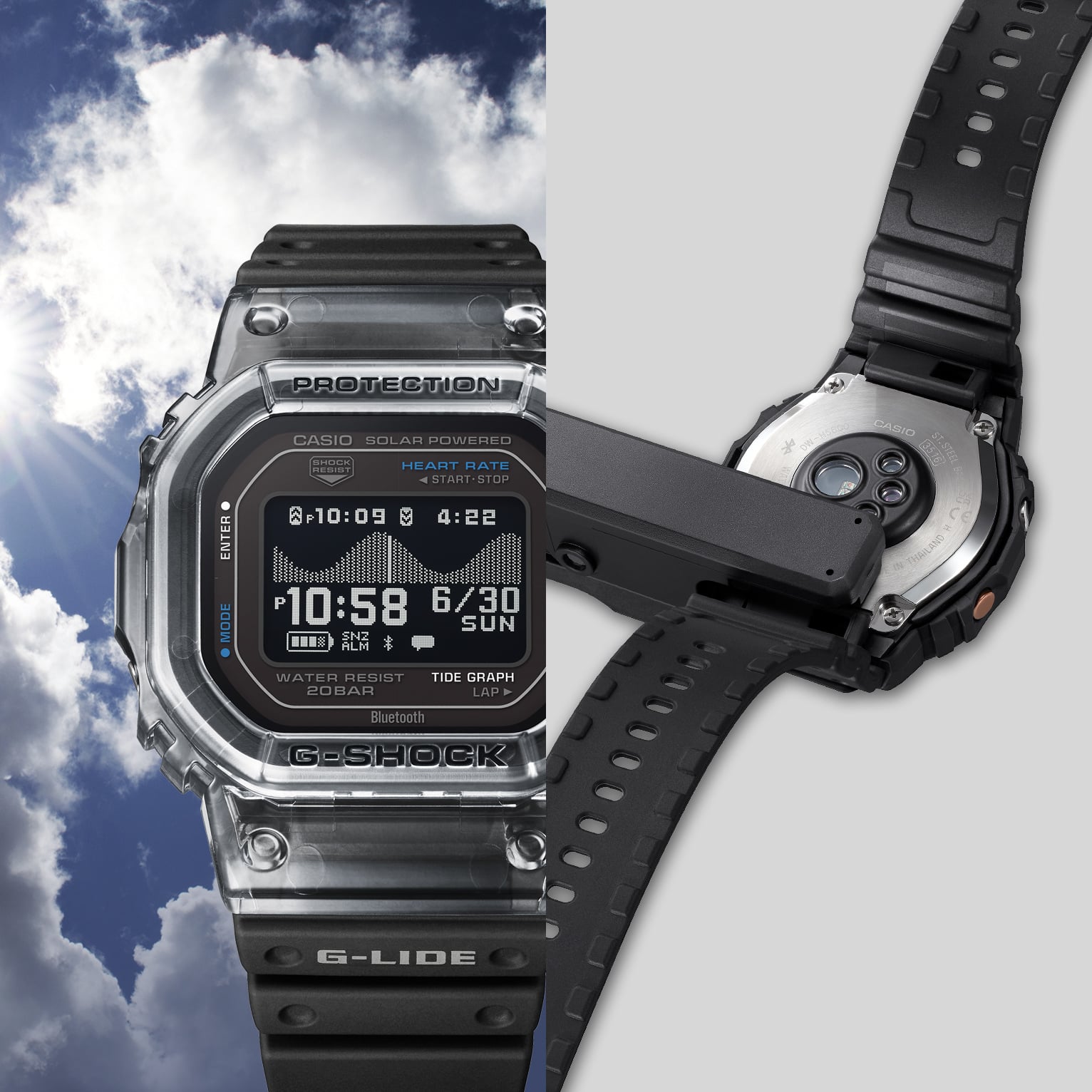CASIO G-Shock G-Lide GBX-H5600-1ER Snjallúr