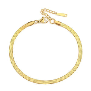 MIRA Snake gold-plated bracelet
