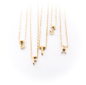 MIRA Mini Letter Necklace