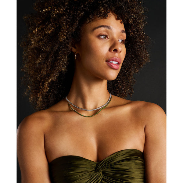 FOSSIL Glitz hálsmen með Crystal