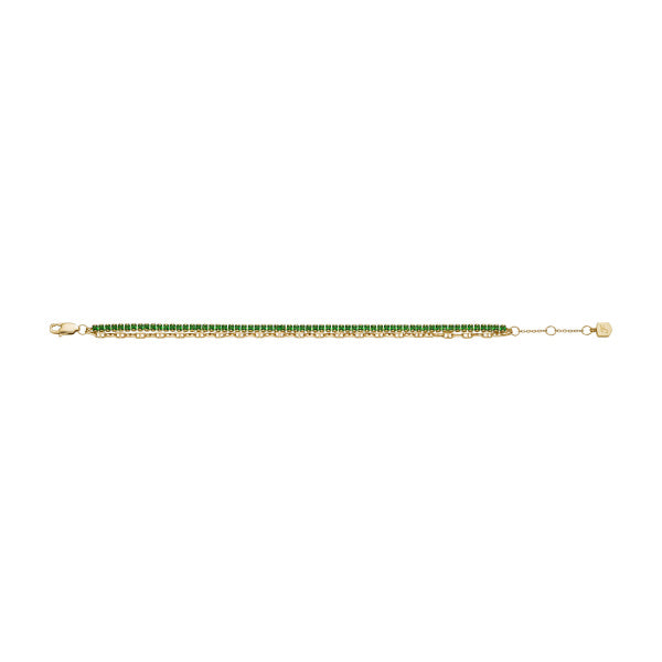 FOSSIL Glitz gyllt armband með Crystal
