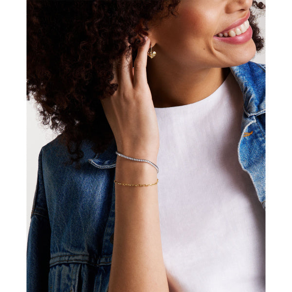 FOSSIL D-Link Glitz armband með Crystal JA7281