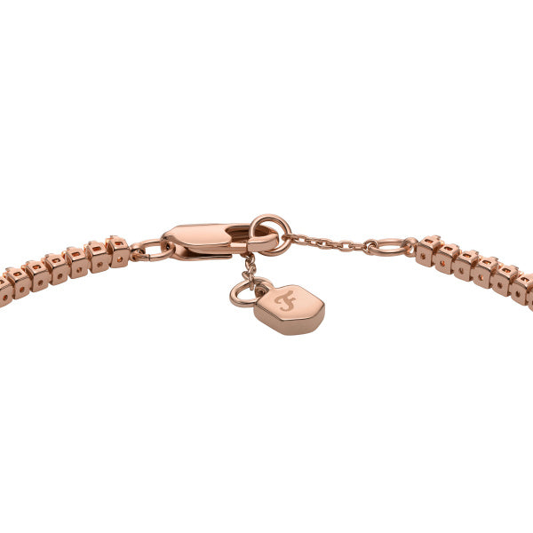 FOSSIL Ellis Pave Glitz rose gold bracelet JA7294