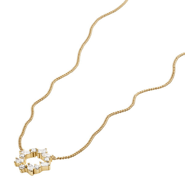 FOSSIL Ellis Mixed Shapes gyllt hálsmen