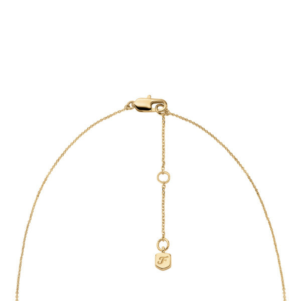 FOSSIL Sutton Love-All Gold-Tone Necklace JA7302