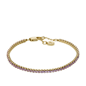 FOSSIL Ellis Pave Glitz gyllt armband JA7294