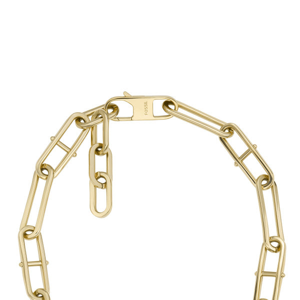 FOSSIL Heritage Chain gold-plated necklace JF04102
