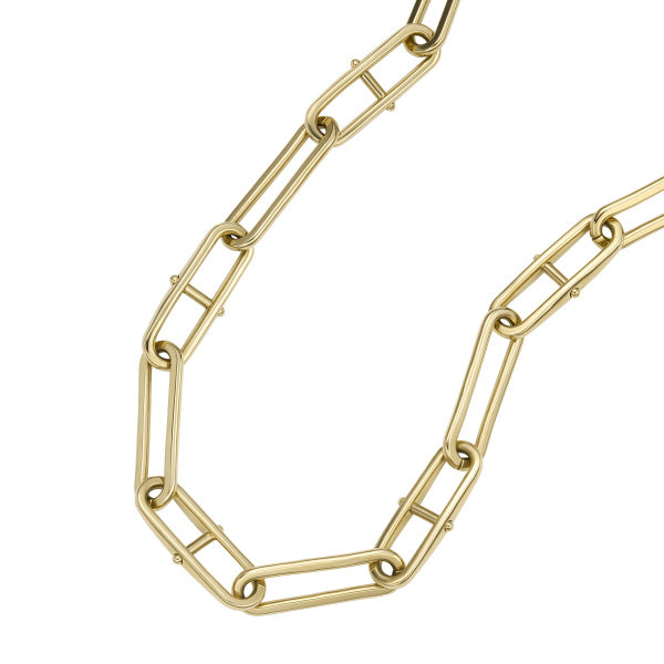 FOSSIL Heritage Chain gold-plated necklace JF04102
