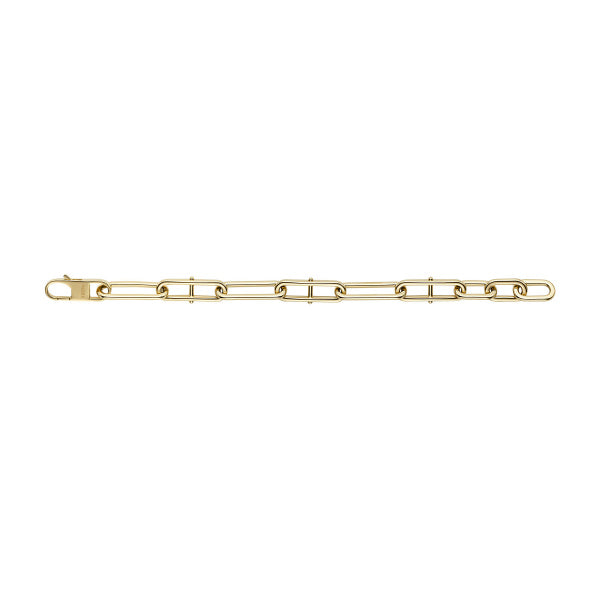 FOSSIL Heritage Chain gyllt armband JF03765