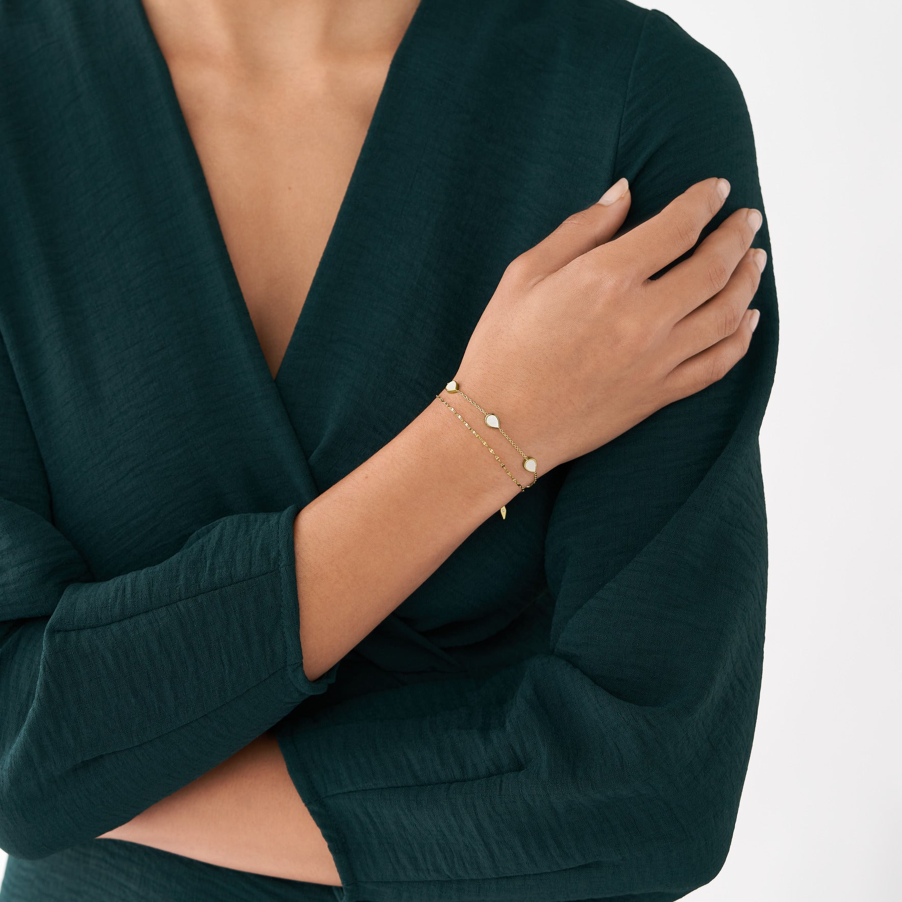 FOSSIL Merrit Teardrop armband JF043177