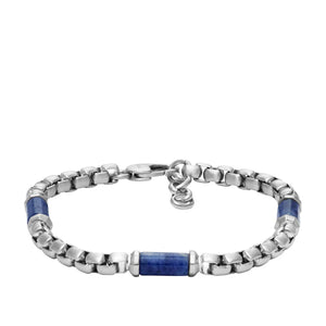 FOSSIL All Stacked Up herraarmband með Sodalite JF04725