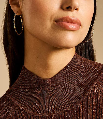 FOSSIL Evil Eye Hoops með zirkonia | 44mm