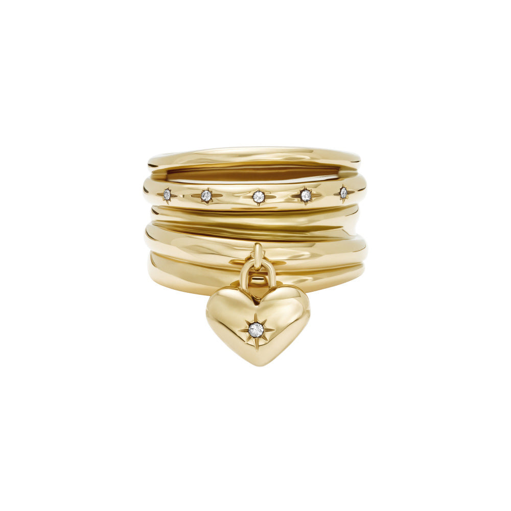 FOSSIL Sadie All My Love gylltur hringur JF04834