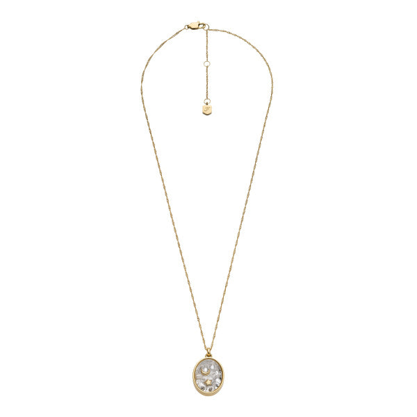 FOSSIL Sutton Shaky Glitz gyllt hálsmen JF04893