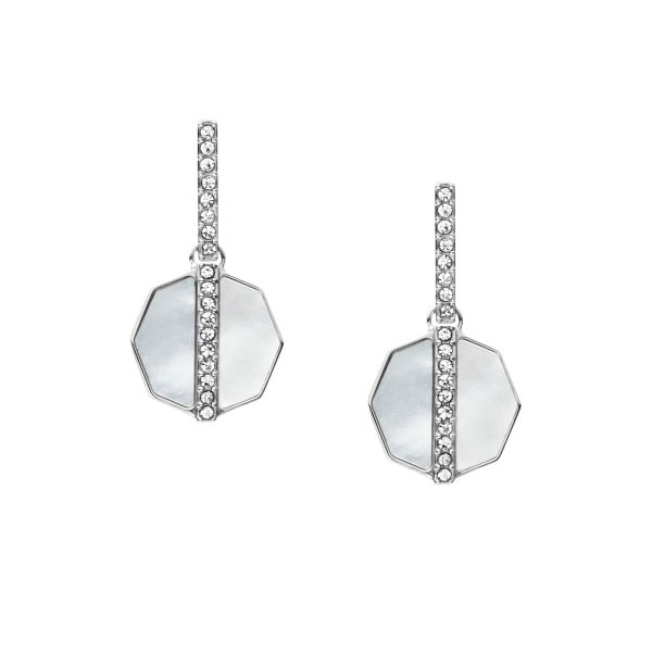 FOSSIL Merrit Timeless Mother Of Pearl eyrnalokkar JF04911