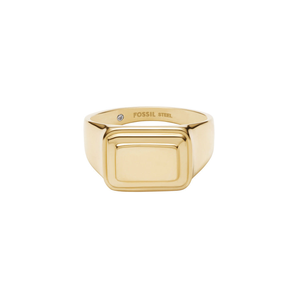 FOSSIL Raquel Engravables gold-plated ring JF04952