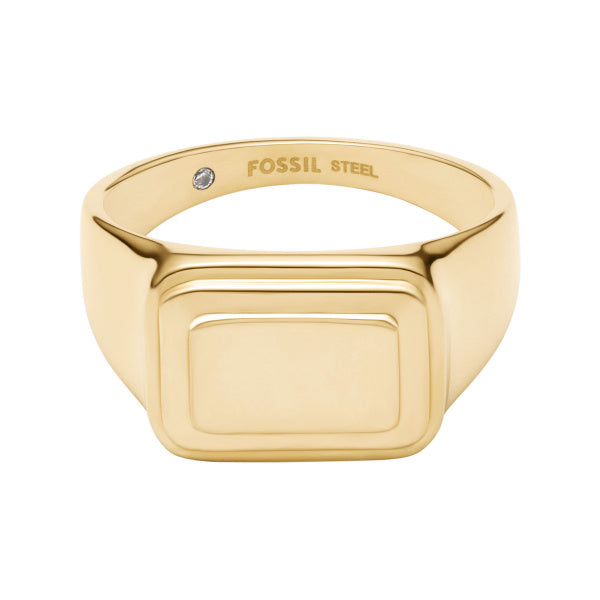 FOSSIL Raquel Engravables gold-plated ring JF04952