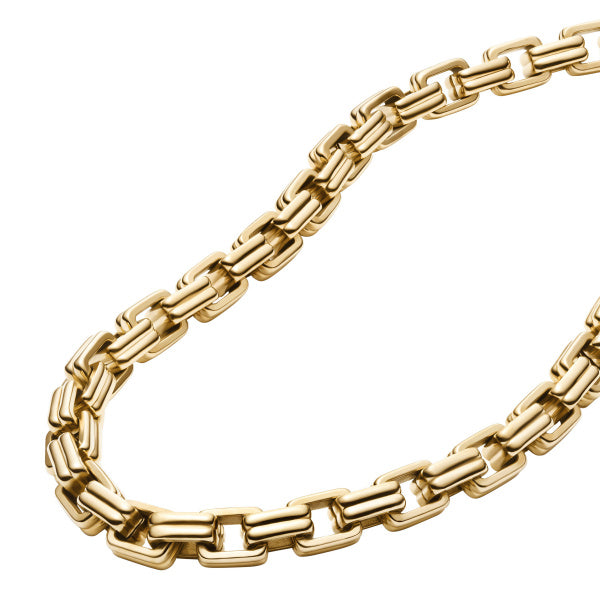 FOSSIL Raquel Bold Chains gold-plated necklace JF04954