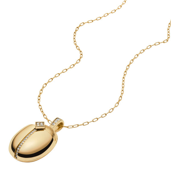 FOSSIL Sutton Scarab gold-plated necklace JF04962