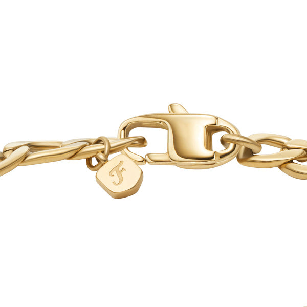 FOSSIL Ellis Engravables gyllt dömuarmband JF04967